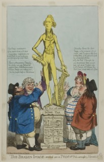 The Brazen Image Erected on a Pedestal Wrought by Himself, published May 29, 1802, Charles WIlliams