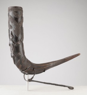 Horn, Mid–/late 19th century, Kuba, Kasai region, Democratic Republic of the Congo, Central Africa,
