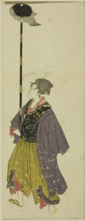 Parody of a daimyo procession, c. 1805/07, Utagawa Toyohiro, Japanese, 1773-1828, Japan, Color