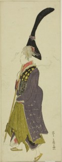 Parody of a daimyo procession, c. 1805/07, Utagawa Toyohiro, Japanese, 1773-1828, Japan, Color
