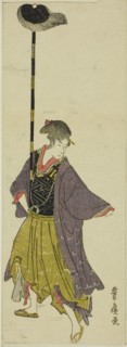 Parody of a daimyo procession, c. 1805/07, Utagawa Toyohiro, Japanese, 1773-1828, Japan, Color