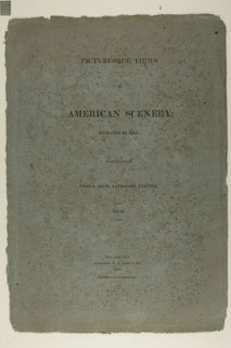 Portfolio Cover for Picturesque Views of American Scenery, No. II, 1819/21, John Hill (American,