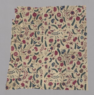 Panel, 17th century, England, Linen, twill weave, embroidered with silk, 159 × 158.2 cm (62 5/8 ×