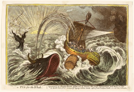 A Tub for the Whale!, published March 14, 1806, James Gillray (English, 1756-1815), published by
