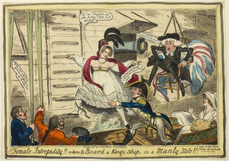 Female Intrepidity, 1816, George Cruikshank (English, 1792-1878), published by J. Sidebotham