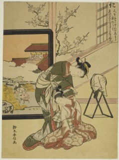 Benevolence (Jin), from the series Five Cardinal Virtues, 1767, Suzuki Harunobu ?? ??, Japanese,