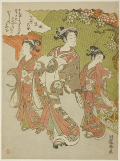 Ono no Komachi Visiting Kiyomizu Temple, from the series The Fashionable Seven Komachi (Furyu nana