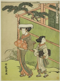 The Evening Bell of the Nun (Bikuni no bansho), from the series Eight Views of Fashionable Human