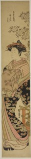 The Courtesan Shirotae of the Okanaya, c. 1776/81, Isoda Koryusai, Japanese, 1735-1790, Japan,