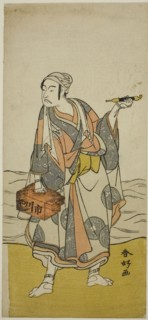 The Actor Ichikawa Yaozo II as the Boatman Jirosaku in the Play Oyafune Taiheiki, Performed at the