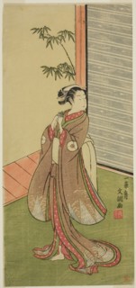 The Actor Iwai Hanshiro IV in a Female Role, c. 1769, Ippitsusai Buncho, Japanese, active c.