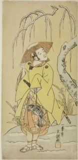 The Actor Arashi Otohachi I as Numataro, the Retainer of Utou Yasukata, in Part Two of the Play