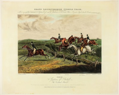 Symptoms of Distress, from The Grand Steeplechase Over Leicestershire, published 1830, Charles
