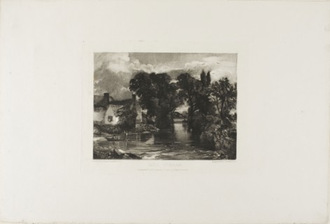 Mill Stream, 1831, David Lucas (English, 1802-1881), after John Constable (English, 1776-1837),