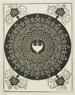 The First Knot, c. 1507, Albrecht Dürer, German, 1471-1528, Germany, Woodcut in black on ivory laid
