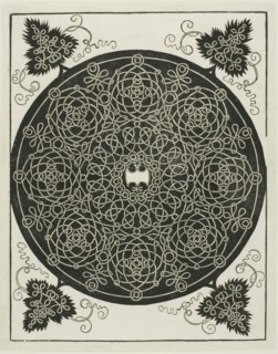 The Fifth Knot, c. 1507, Albrecht Dürer, German, 1471-1528, Germany, Woodcut in black on ivory laid