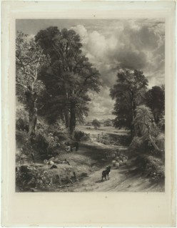 The Cornfield, 1832–34, David Lucas (English, 1802-1881), after John Constable (English,
