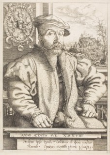 Dr. Roggenbach of Bamberg, 1554, Hanns Lautensack, German, 1524-1560/66, Germany, Etching on paper