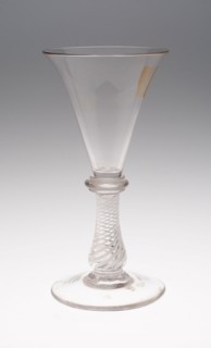 Wine Glass, c. 1750, England, Glass, 17.8 × 9.2 cm (7 × 3 5/8 in.)