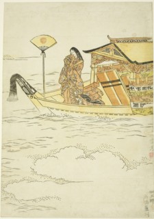 Lady Tamamushi, 1765, Japanese, Japan, Color woodblock print, chuban, 27.4 x 19.6 cm