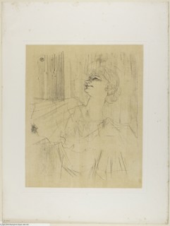 Yvette Guilbert—A Menilmontant de Bruant, from Yvette Guilbert, 1898, Henri de Toulouse-Lautrec,