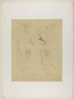 Yvette Guilbert—Soûlarde, from Yvette Guilbert, 1898, Henri de Toulouse-Lautrec, French, 1864-1901,