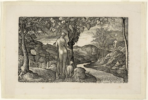The Bride, n.d., Edward Calvert, English, 1799-1883, England, Engraving on paper, 76 × 127 mm