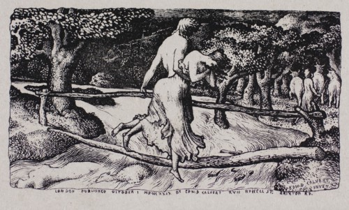 The Flood, n.d., Edward Calvert, English, 1799-1883, England, Woodcut on paper, 42 × 77 mm (image),
