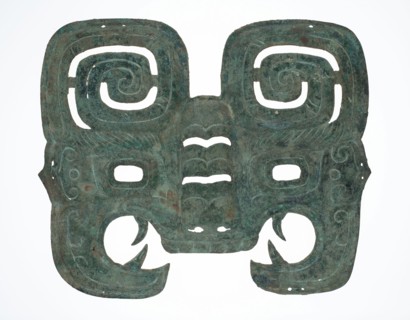 Mask, Western Zhou dynasty ( 1046–771 BC ), about 9th century BC, China, Reportedly found in