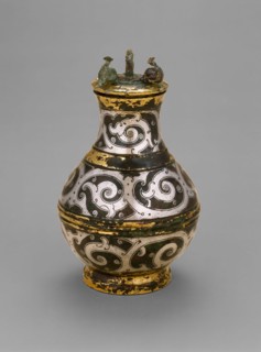 Covered Jar (Hu), Eastern Zhou dynasty, Warring States period (480–221 B.C.), late 4th/3rd century