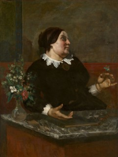 Mère Grégoire, 1855 and 1857/59, Gustave Courbet, French, 1819-1877, France, Oil on canvas, 129 ×