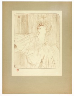 À Menilmontant by Bruant, plate four from Yvette Guilbert, 1898, printed 1930, Henri de