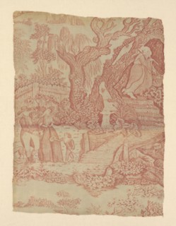 Changing Seasons (Furnishing Fabric), 1789/90, England, Cotton, plain weave, copperplate printed,
