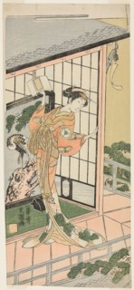 The Actor Iwai Hanshiro IV as Okaru in Act Seven of the Play Chushingura (Treasury of the