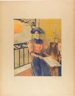The Light, from the third album of L’Estampe originale, 1893, Alexandre Lunois (French, 1863-1916),