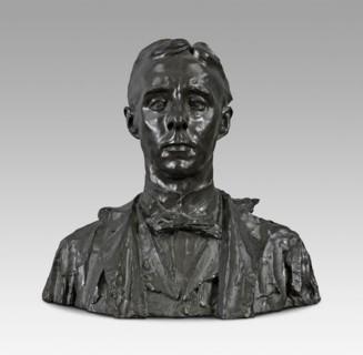 Head of Arthur Jerome Eddy, 1898, Auguste Rodin, French, 1840-1917, France, Bronze, H. 47.6 cm (18