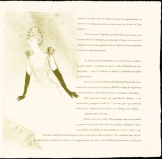 Yvette Guilbert, 1894, Henri de Toulouse-Lautrec, French, 1864-1901, France, Color lithograph, with
