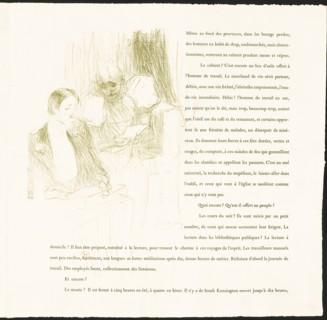 Yvette Guilbert, 1894, Henri de Toulouse-Lautrec, French, 1864-1901, France, Color lithograph, with