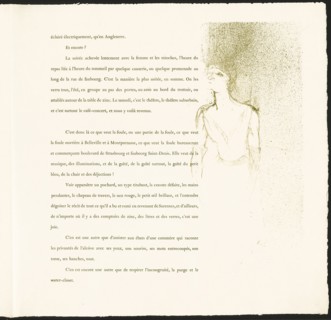 Yvette Guilbert, 1894, Henri de Toulouse-Lautrec, French, 1864-1901, France, Lithograph with