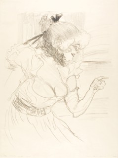 At the Star, Le Havre, 1899, Henri de Toulouse-Lautrec, French, 1864-1901, France, Lithograph on