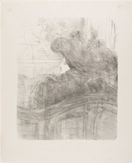 Cléo de Mérode, from Treize Lithographies, 1898, published before 1906, Henri de Toulouse-Lautrec,