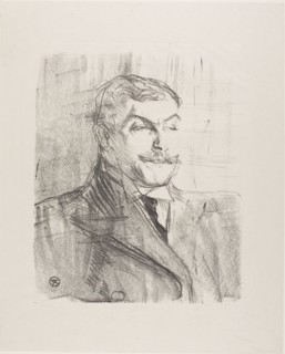 Lucien Guitry, from Treize Lithographies, 1898, published before 1906, Henri de Toulouse-Lautrec,