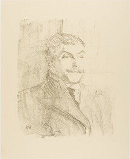 Lucien Guitry, from Treize Lithographies, 1898, published before 1906, Henri de Toulouse-Lautrec,