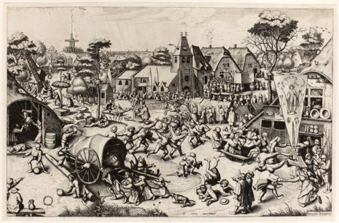 The Kermis of Saint George, c. 1559, Joannes van Doetecum (Flemish, active 1551-1605) or Lucas van