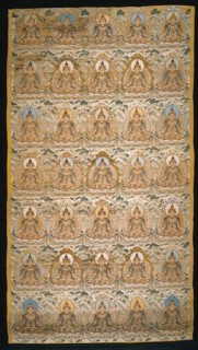 Thanka (Religious Picture), 18th century, Qing dynasty(1644–1911), Manchu, China, Silk and