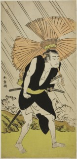 The Actor Nakamura Nakazo I as Ono Sadakuro in the Play Kanadehon Chushingura, Performed at the