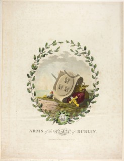 Dublin, published July 1792, James Malton, English, 1761-1803, England, Hand-colored aquatint in