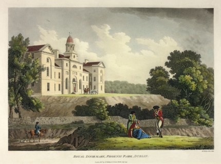 Royal Infirmary Phoenix Park, Dublin, published July 1794, James Malton, English, 1761-1803,