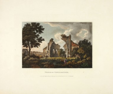 Temple of Venus and Cupid, plate twelve from the Ruins of Rome, published March 23, 1798, M.