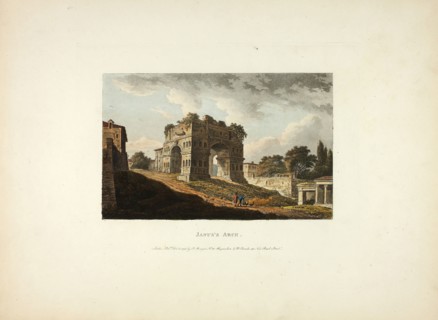 Janus’s Arch, plate twenty from the Ruins of Rome, published December 6, 1796, M. Dubourg,